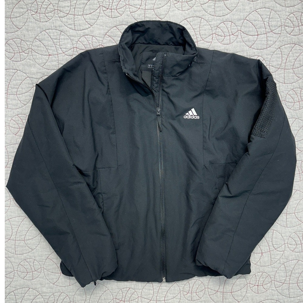 Adidas Jacket Black Back-to-Sport Lined Insulation DZ1439 / Mens Small